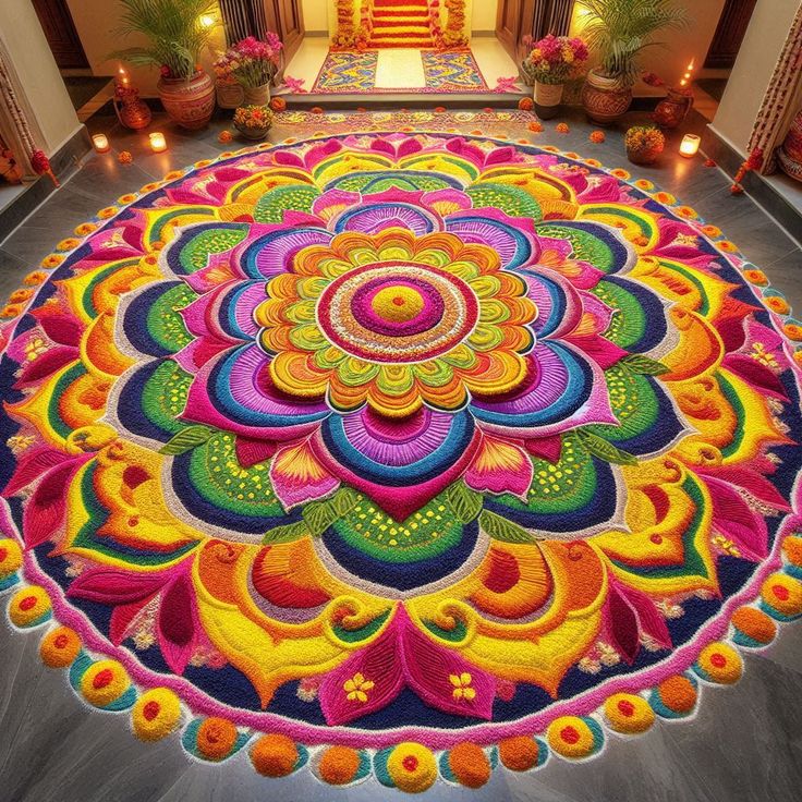 Indian Rangoli Art