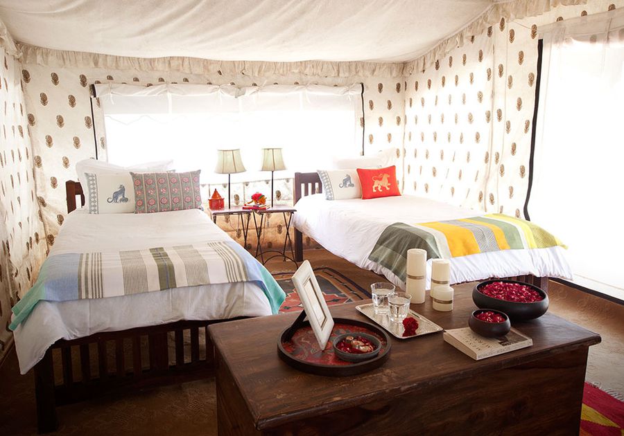Luxury Tent Accommodation for Kumbh Mela Visitors"